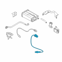 OEM 2016 Kia Forte5 Oxygen Sensor Assembly Diagram - 392102B290