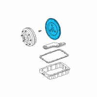 OEM 2000 Lincoln LS Drive Plate Diagram - XW4Z-6375-BA