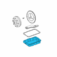 OEM 2001 Lincoln LS Transmission Pan Diagram - 4W4Z-7A194-AA