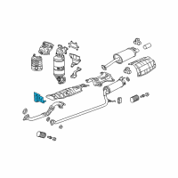 OEM 2008 Honda Civic Plate, Dashboard Heat Baffle (Lower) Diagram - 74252-SNA-A00