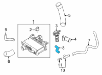 OEM Toyota Coolant Hose Diagram - 165A2-77010
