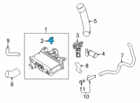 OEM 2020 Lexus LS500 Sensor, Turbo Pressure Diagram - 89421-78010