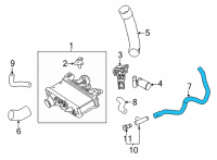 OEM Toyota Coolant Hose Diagram - 165A3-77010