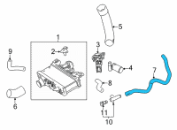 OEM 2021 Toyota Mirai Coolant Hose Diagram - 165A3-77010