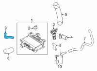 OEM 2022 Toyota Mirai Coolant Hose Diagram - 165A1-77030