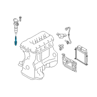 OEM 2014 Hyundai Genesis Coupe Plug Assembly-Spark Diagram - 18845-08201