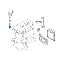 OEM 2010 Hyundai Genesis Coupe Plug Assembly-Spark Diagram - 18845-08200