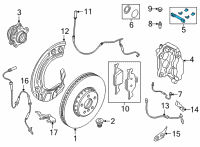 OEM 2022 BMW X6 Repair Kit, Expanding Spring Diagram - 34-11-6-883-731