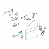 OEM 2013 Acura ZDX Hinge, Left Front Door (Upper) Diagram - 67450-SZN-H01ZZ