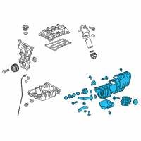 OEM 2018 Chevrolet Malibu Intake Manifold Diagram - 55494090