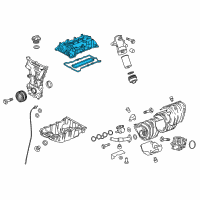 OEM 2018 Chevrolet Malibu Cover Asm-Camshaft (W/ Bolt & Seal) Diagram - 55580751