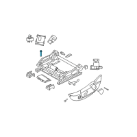 OEM 2007 Chrysler 300 Retainer Diagram - 4895389AA