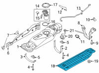 OEM 2021 Ford F-150 PLATE Diagram - ML3Z-9A147-E