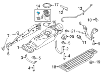 OEM 2022 Ford F-150 SENDER ASY - FUEL TANK Diagram - ML3Z-9A299-D