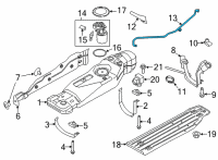 OEM 2022 Ford F-150 HOSE - VENT Diagram - ML3Z-9324-A