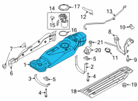 OEM 2021 Ford F-150 TANK ASY - FUEL Diagram - ML3Z-9002-B