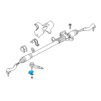 OEM Chrysler Shield-Tie Rod End Diagram - 4695601