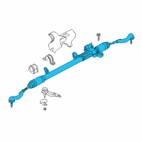 OEM 2001 Chrysler Sebring Power Steering Gear Diagram - 4764403AE