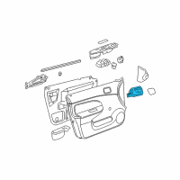 OEM 2008 Chevrolet Cobalt Handle, Inside Diagram - 22722755