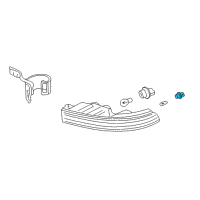 OEM Acura Integra Socket Diagram - 34301-SL5-A02