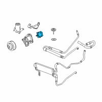 OEM 2012 Chevrolet Corvette Power Steering Pump Diagram - 15857665