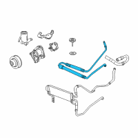 OEM 2012 Chevrolet Corvette Hose Asm-P/S Gear Inlet Diagram - 15926148