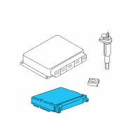 OEM BMW Z4 Engine Control Module Diagram - 12-14-7-541-531