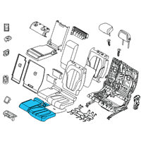 OEM 2021 BMW X7 FOAM PART SEAT CUSHION Diagram - 52-20-9-495-824