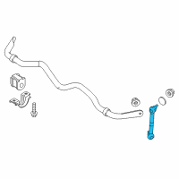 OEM Infiniti Q70L Rod Connecting, Rear STABILIZER Diagram - 54668-1MA0B