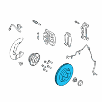 OEM 2021 Ford Mustang Rotor Diagram - KR3Z-1125-H