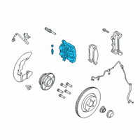 OEM 2016 Ford Mustang Caliper Diagram - FR3Z-2B121-J