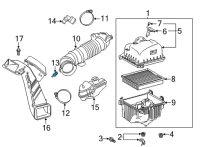 OEM Toyota Highlander Connector Diagram - 17875-F0020