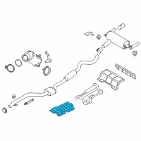 OEM 2020 BMW M240i Heat Insulation, Tunnel Diagram - 51-48-7-241-771