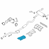 OEM BMW 230i Heat Insulation, Tunnel Diagram - 51-48-7-241-771