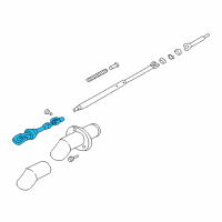 OEM 2003 Chevrolet Impala Steering Gear Coupling Shaft Assembly Diagram - 19179923