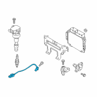 OEM 2019 Hyundai Elantra Sensor-Crankshaft Position Diagram - 39180-03AA0