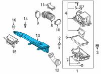 OEM Toyota Corolla Cross Air Inlet Diagram - 17751-F2070