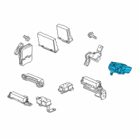 OEM 2011 Acura ZDX Unit Assembly, Smart Fob Diagram - 36990-SZN-A01