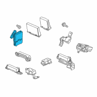 OEM 2010 Acura ZDX Unit Assembly, Power Central Diagram - 35130-SZN-305