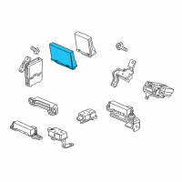 OEM 2010 Acura ZDX Unit Assembly, Smrt Main Diagram - 38320-SZN-A01