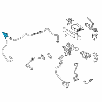 OEM 2018 Toyota Prius C Vacuum Valve Diagram - 25860-21140