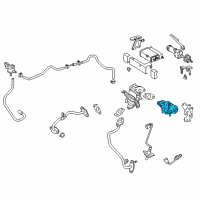 OEM 2013 Toyota Prius C EGR Valve Diagram - 25620-21021