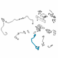 OEM 2014 Toyota Prius C EGR Pipe Diagram - 25611-21011