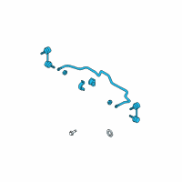 OEM Kia Sorento STABILIZER Bar Assembly Diagram - 555103E100SJ