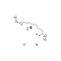 OEM Kia Sorento Bush-Stabilizer Bar Diagram - 555133E000
