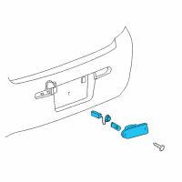 OEM 2007 Pontiac G5 Lamp Asm-Back Up Diagram - 10367784