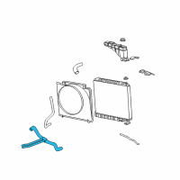 OEM 2004 Ford F-250 Super Duty Lower Hose Diagram - F81Z-8286-BA