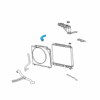 OEM 2001 Ford Excursion Upper Hose Diagram - F81Z-8260-BA