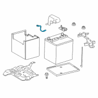 OEM 2012 Scion tC Negative Cable Diagram - 82123-21100