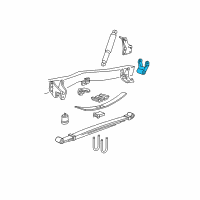 OEM Ford F-250 Super Duty Shackle Diagram - 7C3Z-5776-B